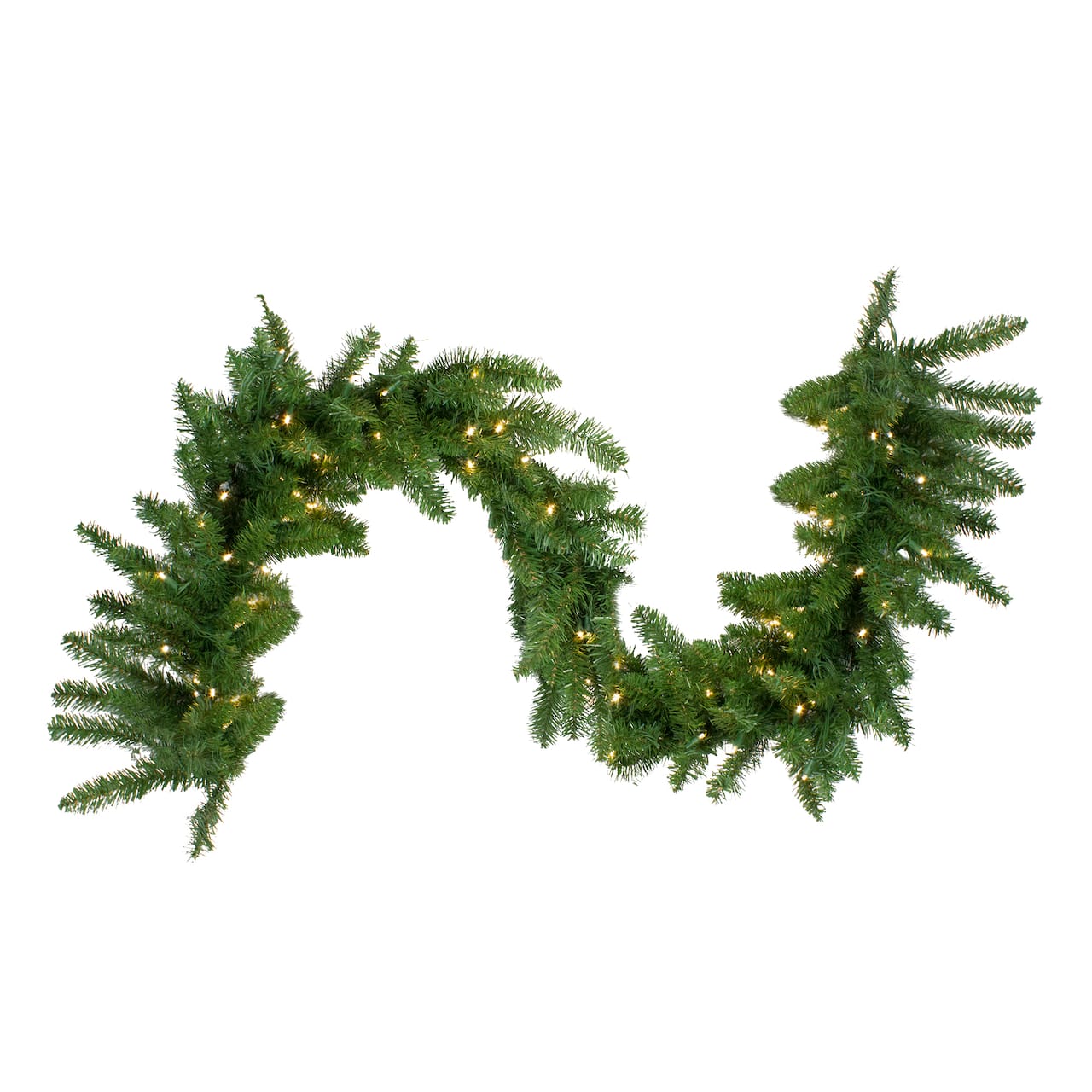 25ft. Pre-Lit Buffalo Fir Commercial Christmas Garland